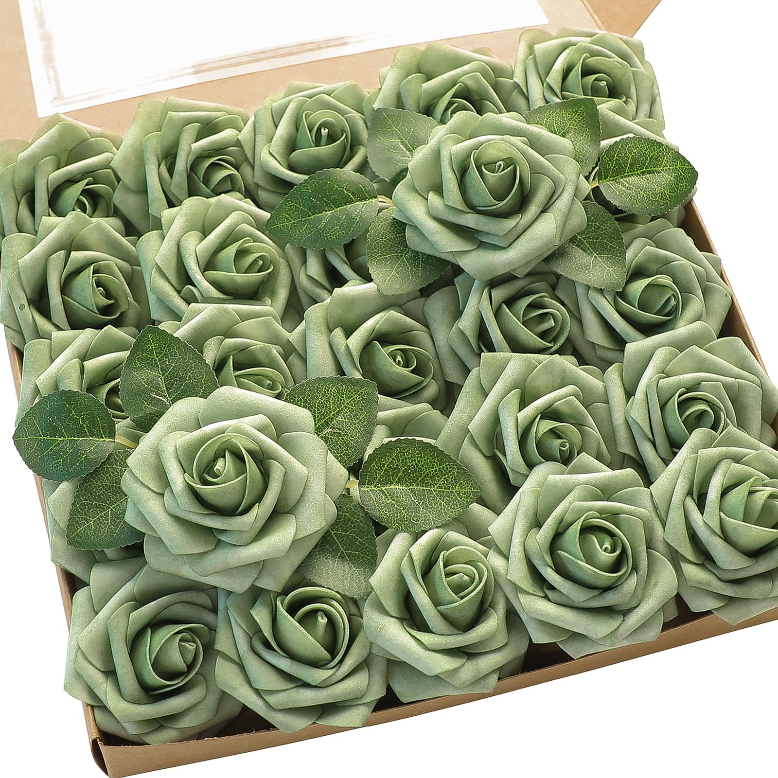 Florist Supply Bulk - Fiori artificiali 25 pezzi di rose