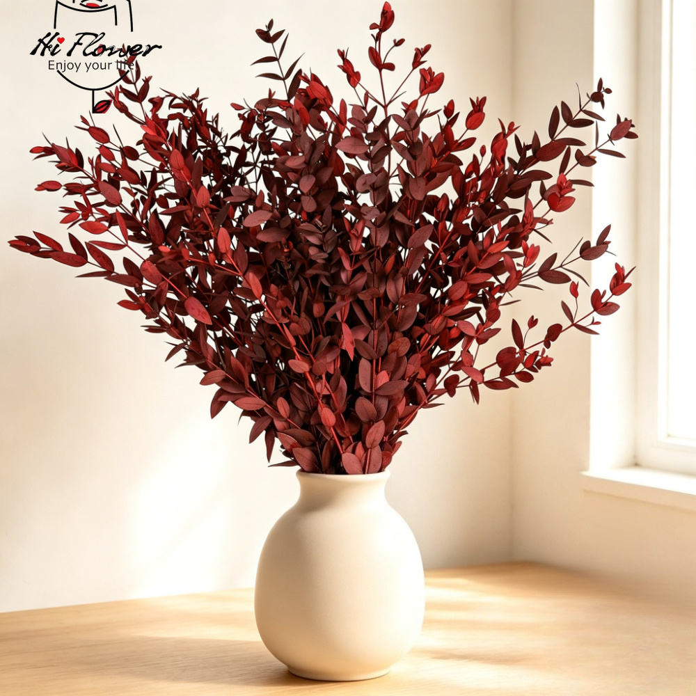 Eucalyptus Preserved - Fiori Secchi Naturali, Bouquet di Eucalipto,