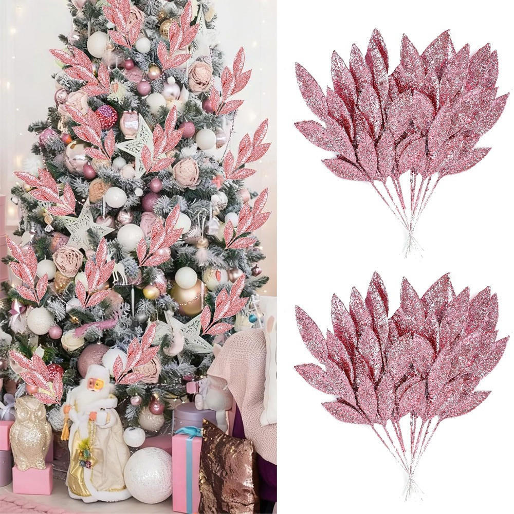 3/12 Pezzi di Foglie Rosa Glit - Florist Supply Bulk recensione e prezzo